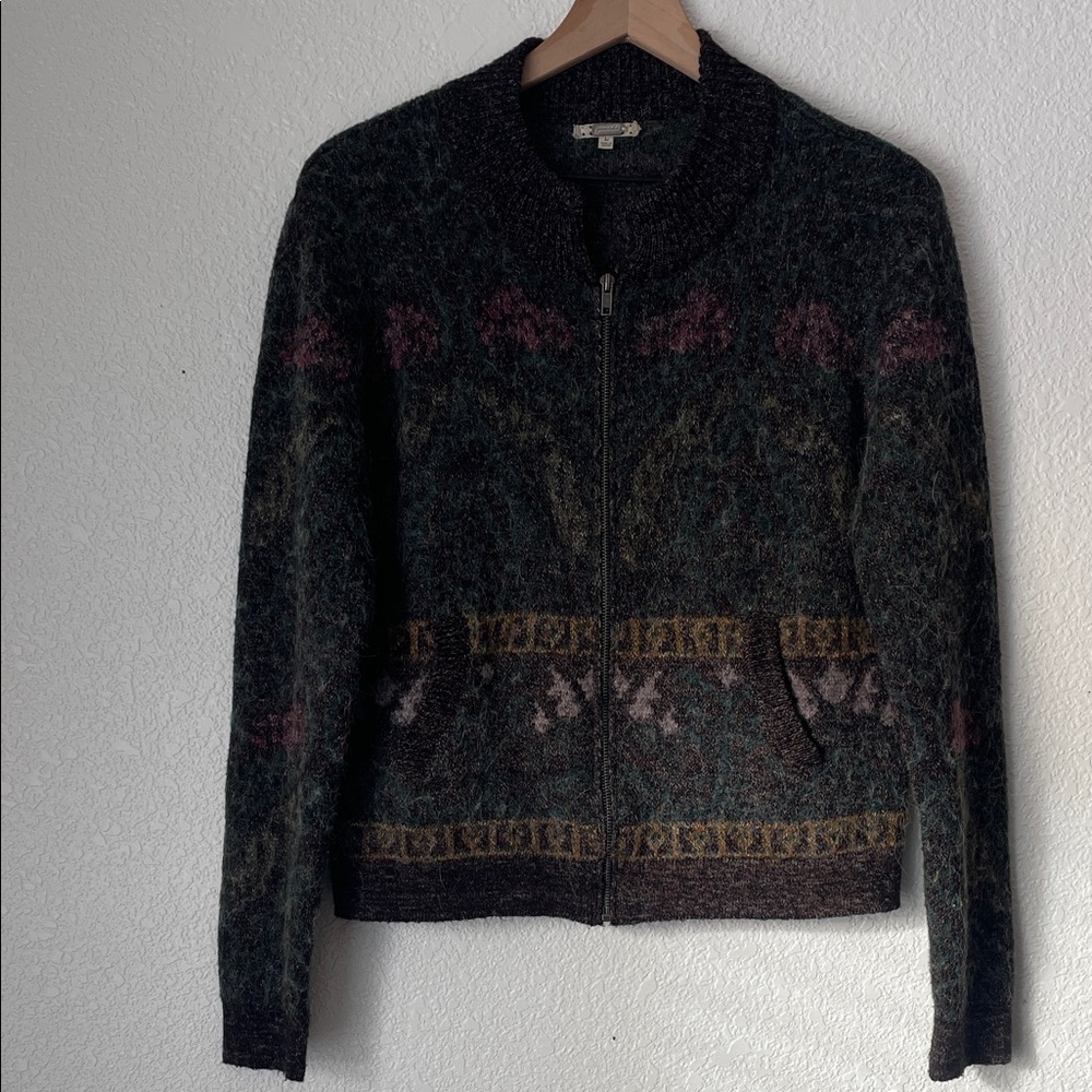 Gimmicks Cotton/Wool Blend Cardigan Sweater size Large